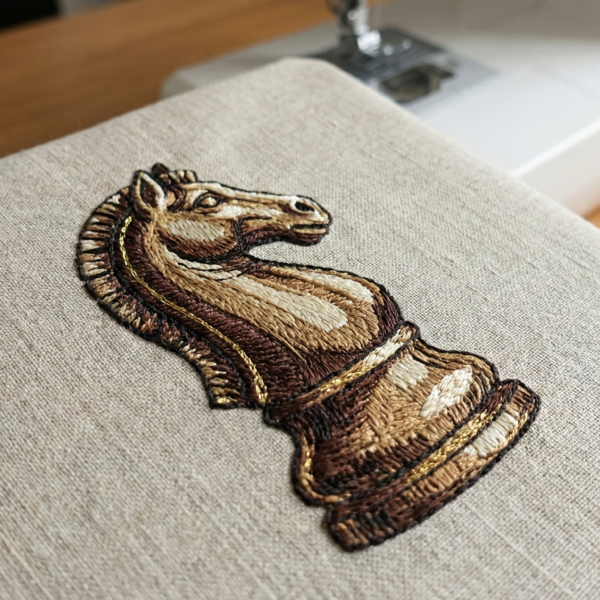 Grandmaster Chess Knight Crest