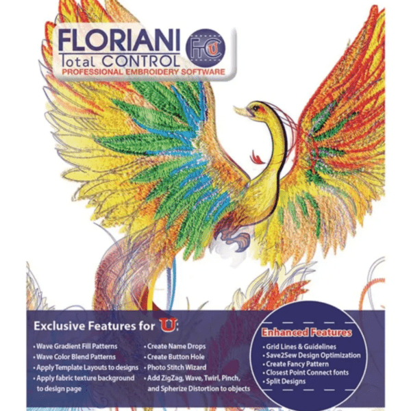 Floriani Total Control Software (FTC-U): Master Your Embroidery
